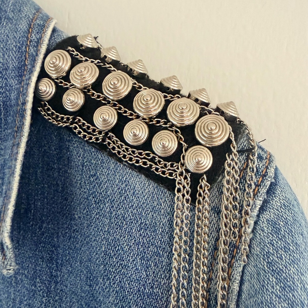 ๐ฉต Vintage Earl Jean Denim Jacket - Picture 6 of 6